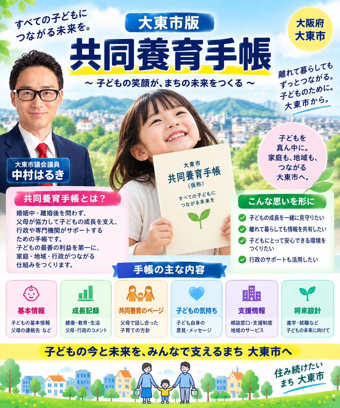 大東市版 共同養育手帳